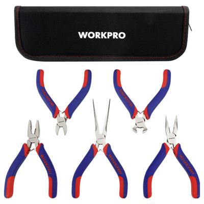 WorkPro WP201015 Mini-tangenset Universeel 5-delig WorkPro WP201015 Mini-tangenset Universeel 5-delig