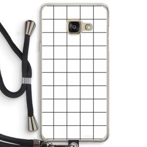 Rooster: Samsung Galaxy A3 (2016) Transparant Hoesje met koord