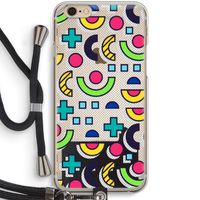8-bit N°6: iPhone 6 / 6S Transparant Hoesje met koord