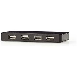 USB-hub | 7-poorts | Gevoed over USB 2.0 | Afzonderlijke voeding