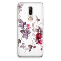 Mooie bloemen: OnePlus 6 Transparant Hoesje