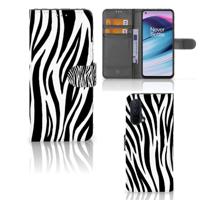 OnePlus Nord CE 5G | Telefoonhoesje | Met pasjeshouder | Zebra