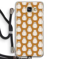 Uilen: Samsung Galaxy A5 (2016) Transparant Hoesje met koord
