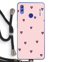 Hartjes: Honor Note 10 Transparant Hoesje met koord