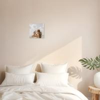 Forex wandpaneel met foto of naam - Vierkant - 1 stuk