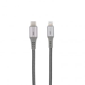 Musthavz USB-C to Lightning MFi Nylon Cable 1m