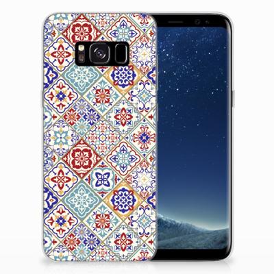 Samsung Galaxy S8 | TPU | Siliconen hoesje | Tiles Color Samsung Galaxy S8 | TPU | Siliconen hoesje | Tiles Color