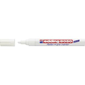 Edding 8050 permanente marker Kogelpunt Wit 1 stuk(s)