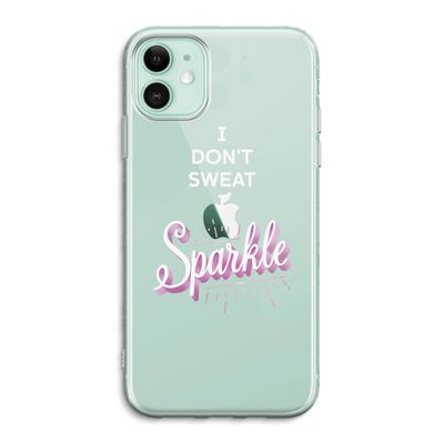 Sparkle quote: iPhone 11 Transparant Hoesje