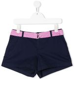 Ralph Lauren Kids short à ceinture rayée - Bleu - thumbnail