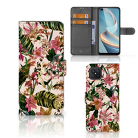 OPPO Reno4 Z Hoesje Flowers - thumbnail