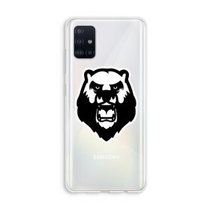 Angry Bear (white): Galaxy A51 4G Transparant Hoesje
