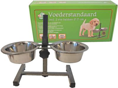 H-model standaard inclusief RVS bakken 17 cm hamerslag - Gebr de boon