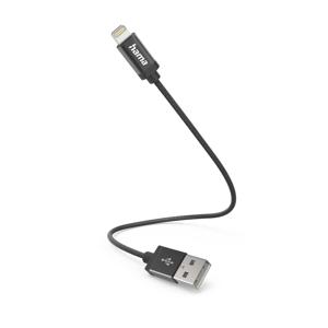 Hama USB-laadkabel USB 2.0 Apple Lightning stekker, USB-A stekker 0.20 m Zwart 00201578