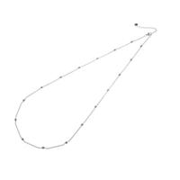 Go Dutch Label Ketting met Bolletjes Zilver 60 Cm