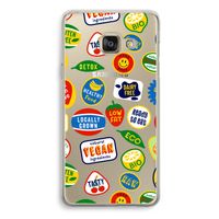 Fruitsticker: Samsung Galaxy A3 (2016) Transparant Hoesje