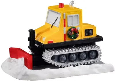 Lemax serious snowplow kerstdorp tafereel Vail Village 2021