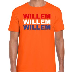 Willem t-shirt oranje voor heren - Koningsdag shirts