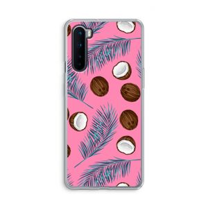 Kokosnoot roze: OnePlus Nord Transparant Hoesje