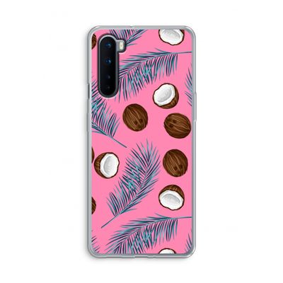 Kokosnoot roze: OnePlus Nord Transparant Hoesje