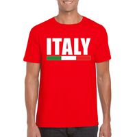 Rood Italie supporter shirt heren