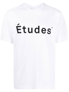 Etudes t-shirt à logo Wonder imprimé - Blanc