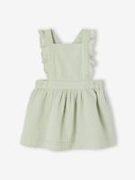 Babyjurkje katoengaas blauwgroen