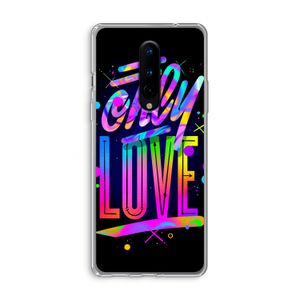 Only Love: OnePlus 8 Transparant Hoesje