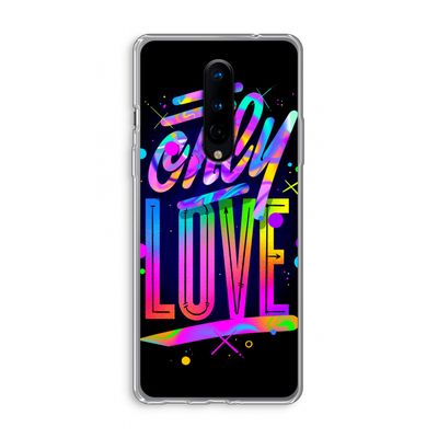 Only Love: OnePlus 8 Transparant Hoesje