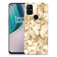 OnePlus Nord N10 5G | TPU | Siliconen hoesje | Marmer Goud