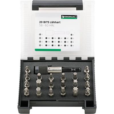 Stahlwille 1204/21-1 BIT-SET IN KUNSTSTOFFBOX 96080121 Bitset
