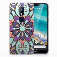 Nokia 7.1 | TPU Case | Purple Flower