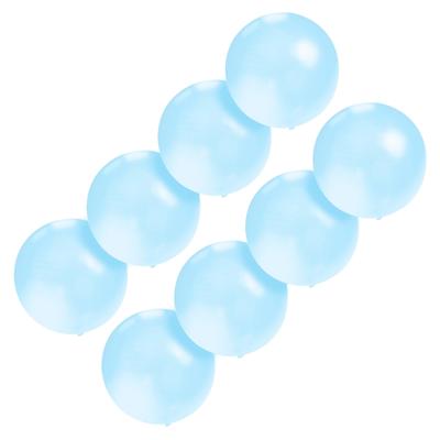 Verjaardagfeest ballonnen - 8x - 60 cm - blauw - extra grote ballon - versiering - verjaardag