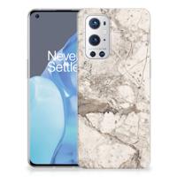 OnePlus 9 Pro | TPU | Siliconen hoesje | Marmer Beige OnePlus 9 Pro | TPU | Siliconen hoesje | Marmer Beige