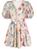 ZIMMERMANN robe courte Clover à fleurs - Tons neutres - thumbnail