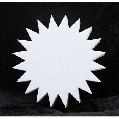 1x Piepschuim vormen 20-punts ster 30 cm hobby/knutselmateriaal