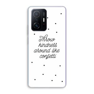 Confetti: Xiaomi 11T Transparant Hoesje