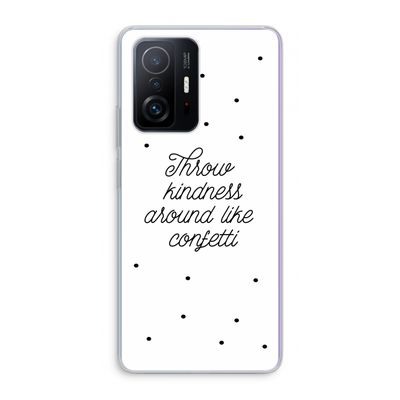 Confetti: Xiaomi 11T Transparant Hoesje