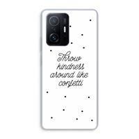 Confetti: Xiaomi 11T Transparant Hoesje