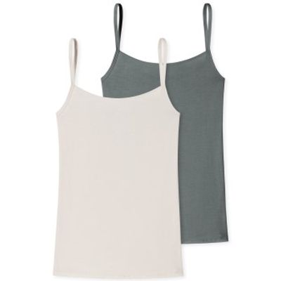 Schiesser 2 stuks Modal Essentials Spagetti Top