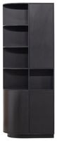 WOOOD Exclusive Opbergkast 'Finca' Links, Mat zwart, 210 x 78cm