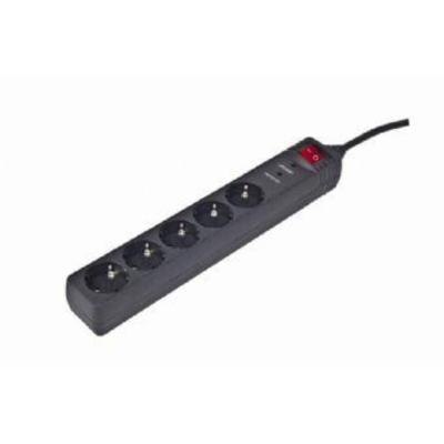 Stopcontactenstrip 5 Tomas met schakelaar GEMBIRD SPG5-C-15