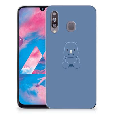 Samsung Galaxy M30 Telefoonhoesje met Naam Baby Rhino Samsung Galaxy M30 Telefoonhoesje met Naam Baby Rhino