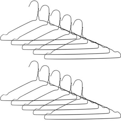 Benson Kledinghangers - 10x stuks - metaal - anti slip - 40 cm - 360? draaibare haak