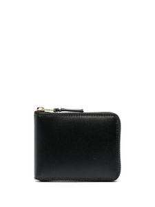 Comme Des Garçons Wallet portefeuille zippé en cuir - Noir