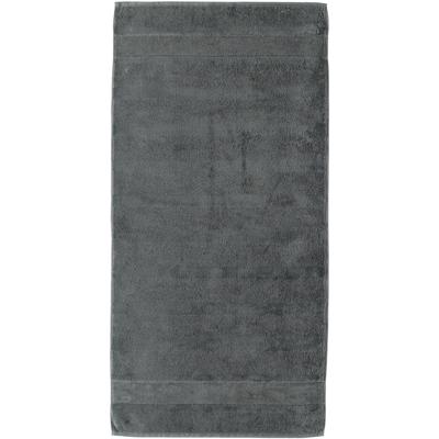 Cawö Cawö Noblesse 2 Uni Handdoek Antraciet 50x100