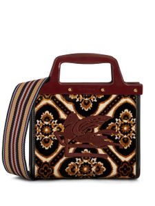 ETRO mini sac à main Love Trotter en jacquard - Tons neutres