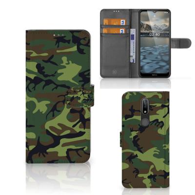 Nokia 2.4 | Telefoon Hoesje | Army Dark