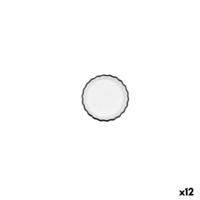 Snackdienblad Quid Gastro Wit Zwart Keramisch 10,5 x 3 cm (12 Stuks)