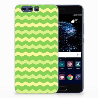 Huawei P10 Plus | TPU bumper | Waves Green